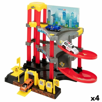 Product Γκαράζ Parking με Οχήματα Speed & Go 37 x 29 x 25 cm (4 Μονάδες) base image