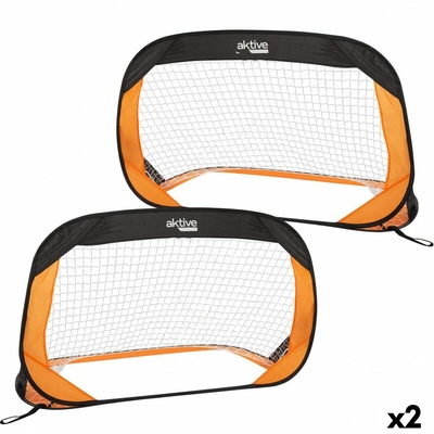 Product Σετ 2 Τέρματα Ποδοσφαίρου Aktive 120 x 80 x 80 cm (x2) base image