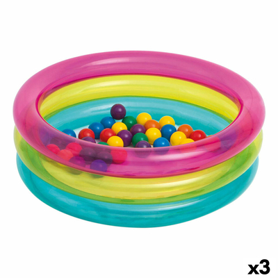 Product Πισίνα με Μπαλάκια Intex 86 x 25 x 86 cm (3 Μονάδες) base image