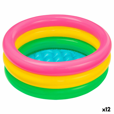 Product Παιδική Πισίνα Intex Sunset Glow Κρίκοι 28 L 61 x 22 x 61 cm (12 Μονάδες) base image