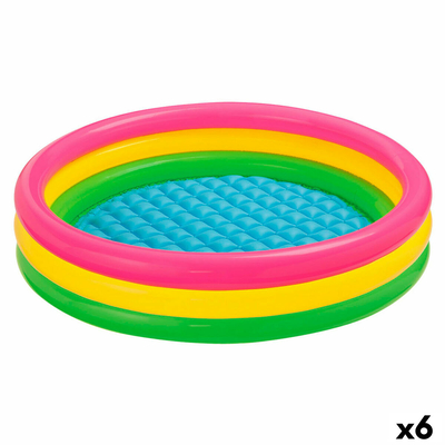 Product Παιδική Πισίνα Intex Sunset Κρίκοι 131 L 114 x 25 x 114 cm (x6) base image
