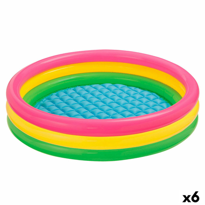 Product Παιδική Πισίνα Intex Sunset Κρίκοι 275 L 147 x 33 x 147 cm (x6) base image