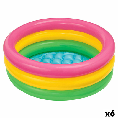 Product Παιδική Πισίνα Intex Sunset Κρίκοι 68 L 86 x 25 x 86 cm (x6) base image