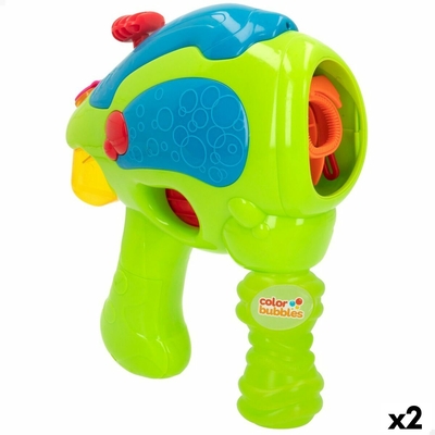 Product Παιχνίδι Σαπουνόφουσκες Colorbaby Πράσινο Παιχνίδι Πιστόλι 118 ml 20,5 x 23,5 x 8,5 cm (x2) base image