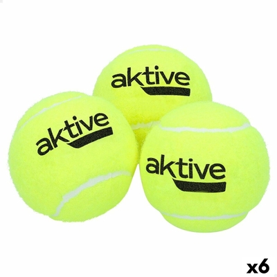 Product Μπαλάκια Τένις Aktive Pro 3 Τεμάχια Κίτρινο x6 base image