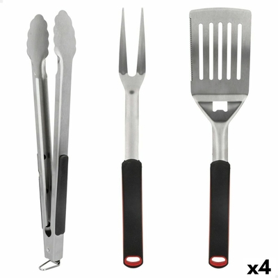 Product Σετ Σκεύη για Μπάρμπεκιου Aktive 3 Τεμάχια 9 x 41 x 5 cm (4 Μονάδες) base image