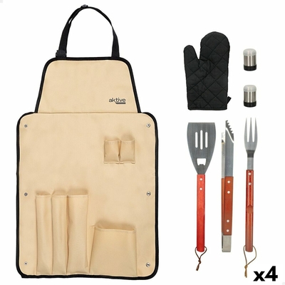 Product Σετ Σκεύη για Μπάρμπεκιου Aktive 7 Τεμάχια 42 x 67 x 3 cm (4 Μονάδες) base image