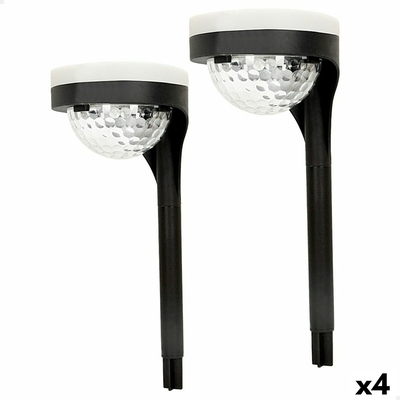 Product Σετ Ηλιακών Φωτιστών Κήπου Aktive 2 Τεμάχια 11 x 49 x 12 cm (4 Μονάδες) base image