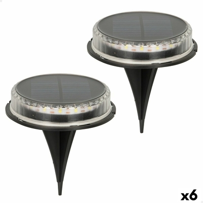 Product Σετ Ηλιακών Φωτιστών Κήπου Aktive 2 Τεμάχια 12 x 13,5 x 12 cm (x6) base image