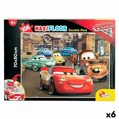 Product Παιδικό Παζλ Cars Διπλή όψη 108 Τεμάχια 70 x 1,5 x 50 cm (x6) base image