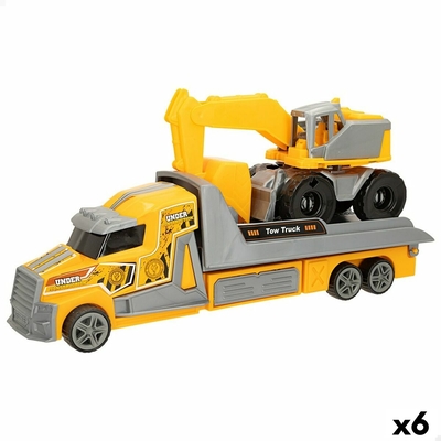 Product Φορτηγό Μεταφορέας Oχήματος και Αυτοκίνητα Tριβής Colorbaby 36 x 11 x 10 cm (x6) base image