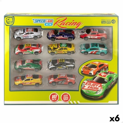 Product Playset Οχημάτων Speed & Go 8 x 2,2 x 3,6 cm (x6) base image
