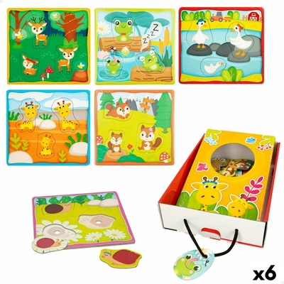 Product Παιδικό Παζλ Lisciani Touchpad 18 Τεμάχια 16 x 0,5 x 15 cm (x6) base image