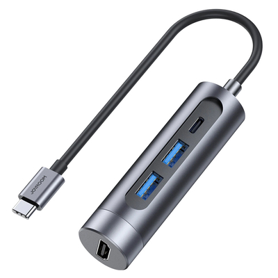 Product Docking Station JOYroom S-H113, 2x USB, HDMI, USB Type-C, γκρι base image