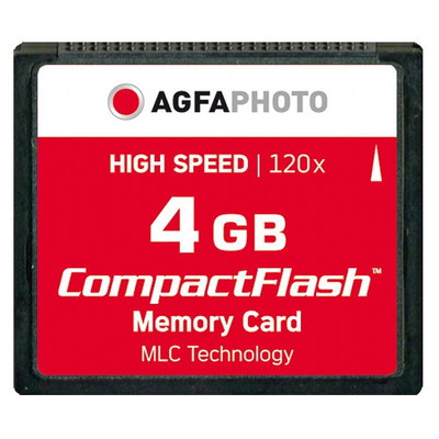 Product Κάρτα Μνήμης CF 4GB AgfaPhoto Compact Flash High Speed 120x MLC base image