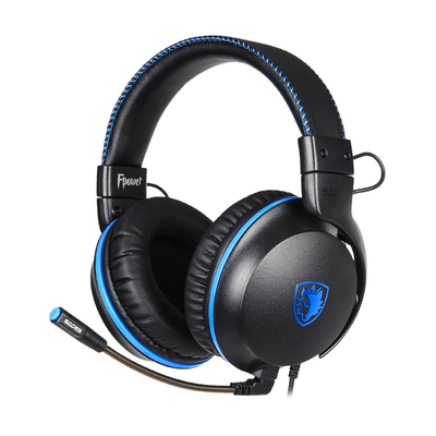 Product Headset Sades Gaming Fpower SA-717-BL, multiplatform, 3.5mm base image