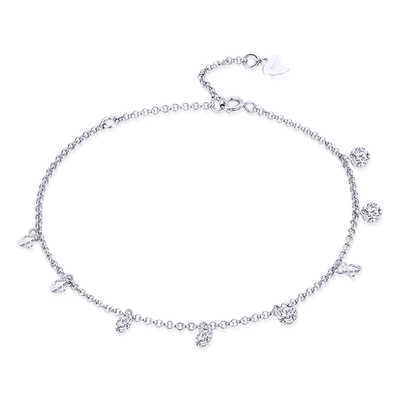 Product Βραχιόλι Bamoer Scb103 με Κυβική Ζιρκόνια, Ασήμι 925, Ασημί base image