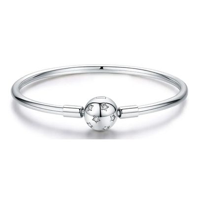 Product Βραχιόλι Bamoer Χειροπέδα Charm Scb144-17, Κυβική Ζιρκόνια, Ασήμι 925 base image