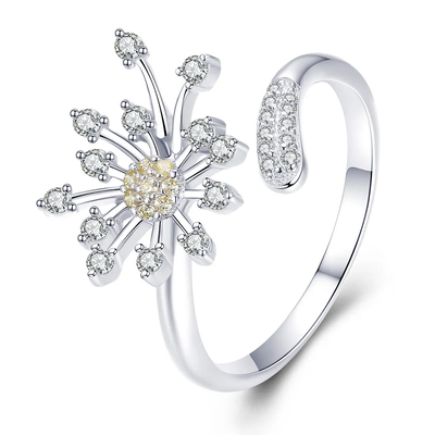 Product Δαχτυλίδι Bamoer SCR471 με Κυβική Ζιρκόνια, Ανοιγόμενο, Ασήμι 925, Ασημί base image