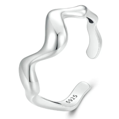 Product Δαχτυλίδι Bamoer SCR954-E, Ανοιγόμενο, Ασήμι 925, Ασημί base image