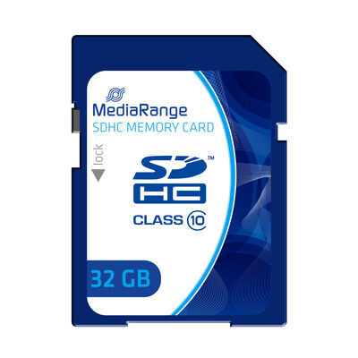 Product Κάρτα Μνήμης SDHC 32GB MediaRange CL.10 base image