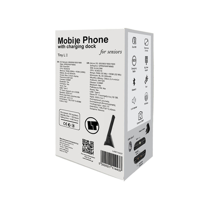 Product Κινητό Lamtech 2.4' Gr Dual Sim Tiny L Ii With Dock Black base image