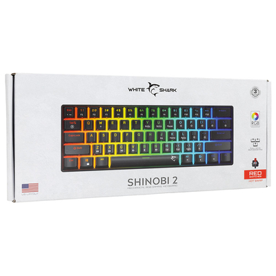 Product Πληκτρολόγιο White Shark Mechanical Keyboard Red Switch Gk-004111 Black base image