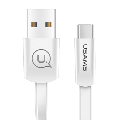 Product Καλώδιο USB Usams σε Type-C US-SJ200, 1.2m, λευκό base image
