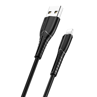 Product Καλώδιο Lightning Usams σε USB US-SJ364, 10W, 1m, μαύρο base image