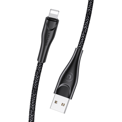 Product Καλώδιο Lightning Usams σε USB US-SJ391, 10W, 1m, μαύρο base image