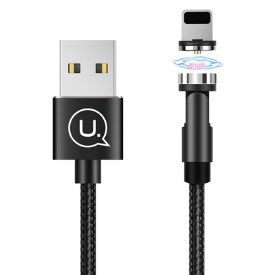 Product Καλώδιο USB Usams σε lightning US-SJ472, μαγνητικό, 10.5W, 1m, μαύρο base image