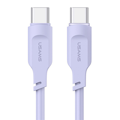 Product Καλώδιο USB-C Usams σε USB-C US-SJ567, 100W PD, 1.2m, μωβ base image