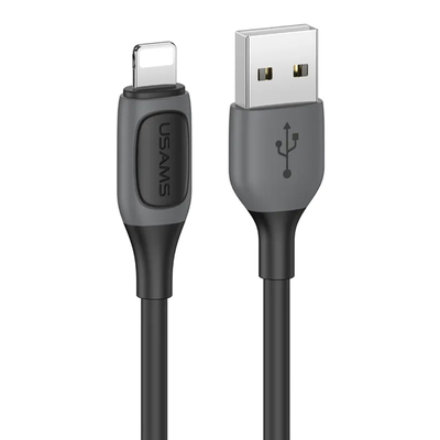 Product Καλώδιο Lightning Usams σε USB US-SJ595, 12W, 1m, μαύρο base image