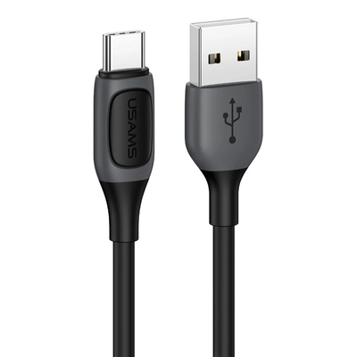 Product Καλώδιo USB Usams Type-C σε USB US-SJ596, 3A, 1m, μαύρο base image