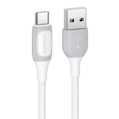 Product Καλώδιo USB Usams Type-C σε USB US-SJ596, 3A, 1m, λευκό base image