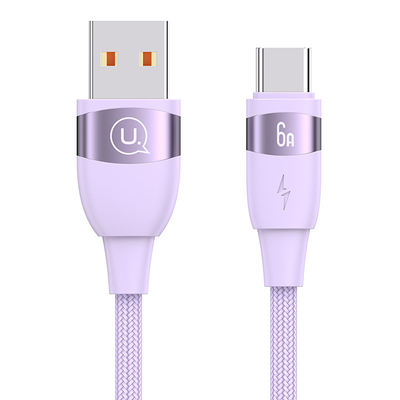 Product Καλώδιο USB-C Usams σε USB US-SJ630, 66W, 480Mbps, 1.2m, μωβ base image