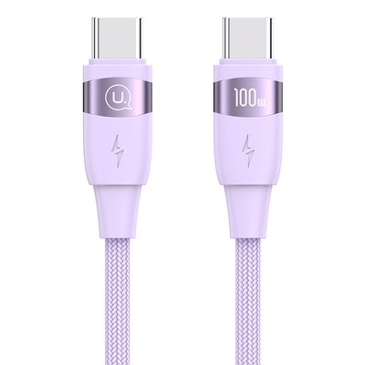 Product Καλώδιο USB-C Usams σε USB-C US-SJ632, 100W PD, 1.2m, μωβ base image