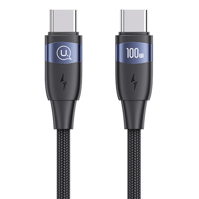Product Καλώδιο USB-C Usams σε USB-C US-SJ633, 100W PD, 2m, μαύρο base image