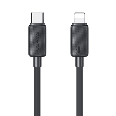Product Καλώδιο Lightning Usams σε USB-C Us-Sj692, 30W, 480Mbps, 1M, Μαύρο base image