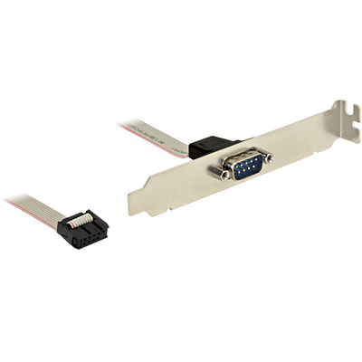 Product PCIe Slot Bracket Delock 1x D-Sub9 base image