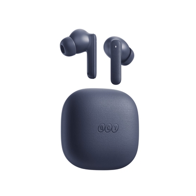 Product Bluetooth Handsfree QCY Buds Blue (QT43) - TWS 10mm dynamic drivers base image