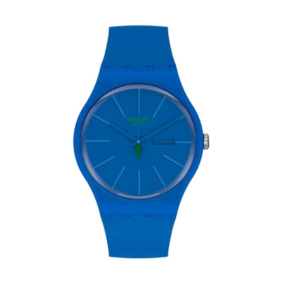 Product Ανδρικό Ρολόι Swatch So29N700 (41mm) Καουτσούκ Λουράκι Μπλε base image