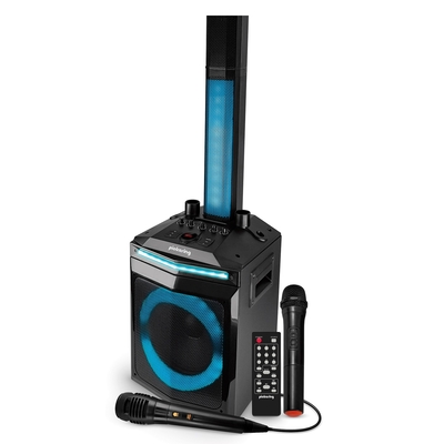 Product Karaoke Pickering 400 Watt με USB, Micro SD, AUX, 1x Ενσύρματο 1x Ασύρματο Μικρόφωνο Solo Array 400 base image