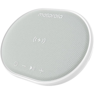 Product Ασύρματος Φορτιστης Motorola SONIC SUB 500 WHITE 10 W και αδιάβροχο Smart φορητό ηχείο Bluetooth 5.0 με TWL και Aux-In – 10 W base image