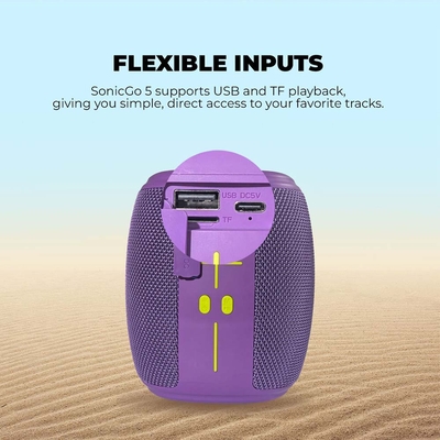 Product Φορητό Ηχείο Bluetooth Sonic Gear 5.4 Waterprrof Speaker Sonicgo! 5 Block Party base image