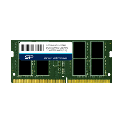 Product Μνήμη RAM Φορητού DDR4 16GB Silicon Power SODIMM SP016GISFU320BH0, 3200MHz, CL22 base image