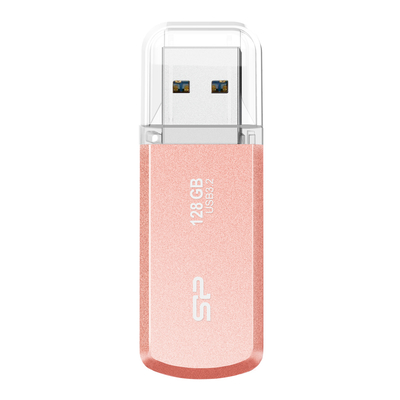 Product USB Flash 128GB Silicon Power Helios 202, USB 3.2, ροζ χρυσό base image