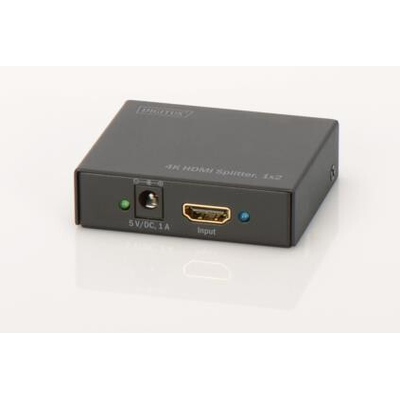 Product A/V Splitter Digitus HDMI 4K Splitter 1x2 Black base image