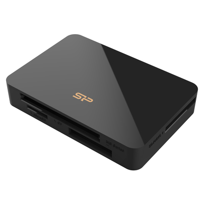 Product Card Reader Silicon Power U3 για SD/microSD/MMC/CF/MS, USB 3.2, μαύρο base image