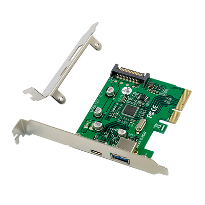 Product Κάρτα Δικτύου PCIe Powertech σε USB 3.1 & USB-C ST618, ASM1142 base image